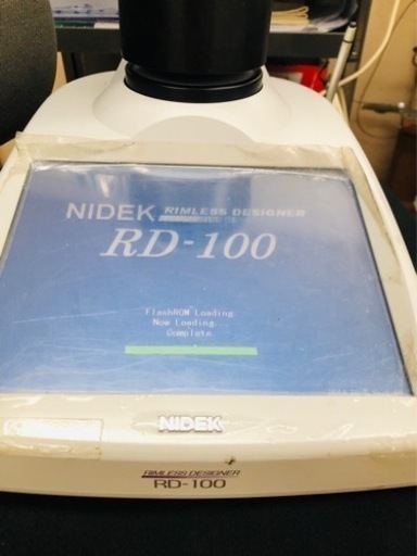 ニデック ME-1000 レンズ加工器穴あけ加工機能付き、及び、リムレス