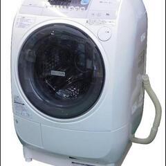 ドラム式洗濯機(HITACHI BD-V1200L(W)) 早い...