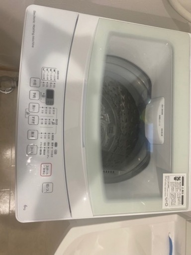 ニトリ　洗濯機　6キロ