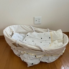 布団セット⭐︎持ち手付きの新生児用のベビーゆりかご