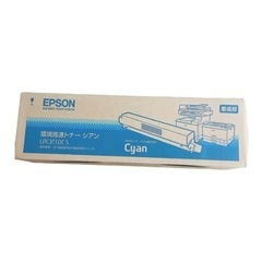 【ほぼ新品】EPSON 環境推進トナー シアンLPC3T10CS...