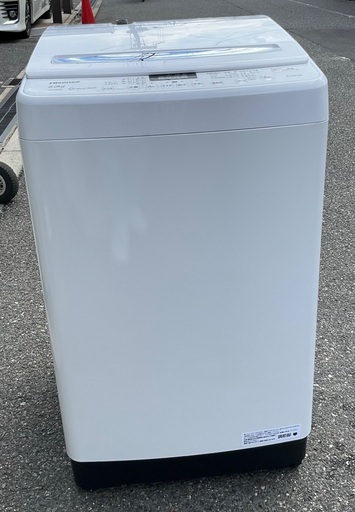 【RKGSE-051】特価！ハイセンス/Hisense/8kg洗濯機/HW-DG80B/中古/2020年製/当社より近隣無料配達OK！