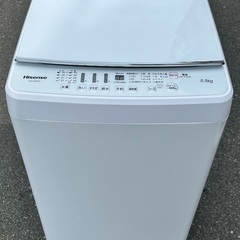 B ￥13200(税込) Hisense 全自動洗濯機 2022年製 5.5kg