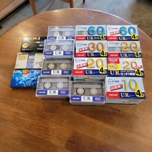 未使用品カセットテープまとめ売り47本
