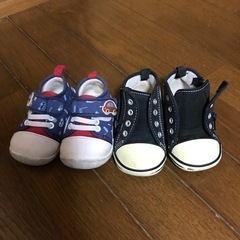 子供用　13センチ　靴　2足とビーチサンダル