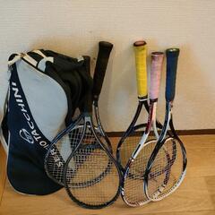 テニスラケット　セット　軟式　硬式