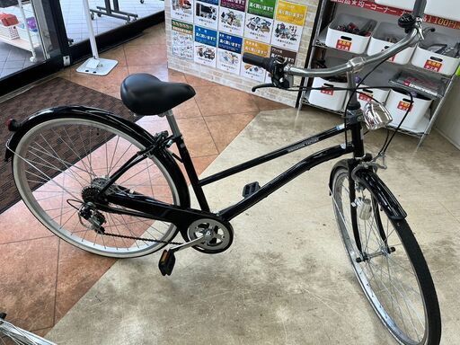 使用1ヵ月のみasahi 27インチ自転車 あさひイノベーションファクトリー シマノ6段変速ギア723