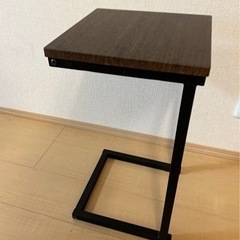 木目　サイドテーブル