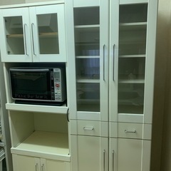 キッチンボード　食器棚キッチン収納 大容量