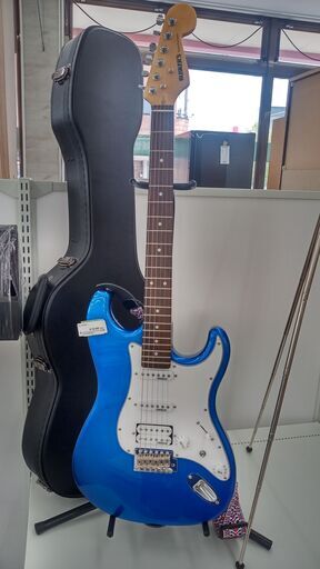 ★ジモティ割あり★  エレキギター 青 H×D×W クリーニング済み TJ1949