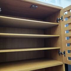 ☆HANAOMA/シューズボックス/天然木/本格格子/おしゃれ/№187☆