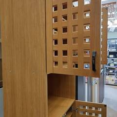 ☆HANAOMA/シューズボックス/天然木/本格格子/おしゃれ/№187☆