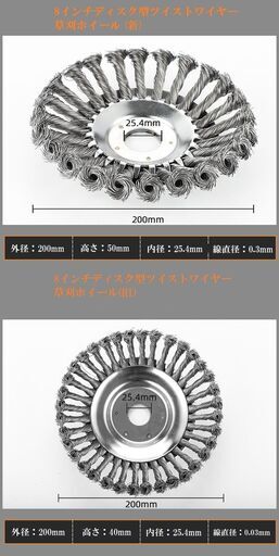 2023 改良型 草刈機用 チップソー 草刈り機 替え刃 外径200ｍｍ 刈払機 クリーニングツール
