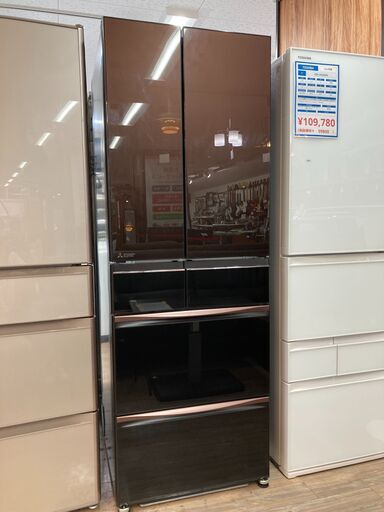 【1年保証付】MITSUBISHI(ミツビシ)の6ドア冷蔵庫が入荷しました。