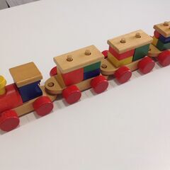 汽車の積み木 おもちゃ
