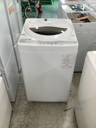 安心の1年保証付き！！ TOSHIBA　5.0kg全自動洗濯機　AW-5G9  2021年製