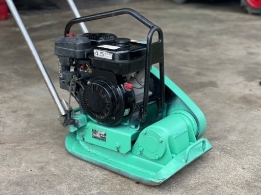 三笠　プレートコンパクター　60キロクラス　作動品