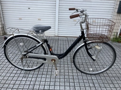 【26インチ自転車】マルイシ製　LEDオートライト付　変速なし　サドル新品❗️若林自転車　膳所店　SALE中❗️