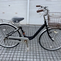 【ネット決済・配送可】【26インチ自転車】マルイシ製　LEDオー...