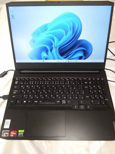 【極美品】Lenovo ideaPad Gaming 3 15ACH6 ノートPC ryzen7　5800H　3.2GhZ メモリ16GB SSD512GB win11home GeForce RTX3050Ti