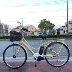 ヤマハ電動アシスト自転車26インチ　(バッテリー、充電器付き)