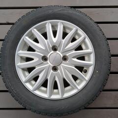 155/65R14 BLIZZAK VRX スタットレスタイヤ アルミホイール付き4本 