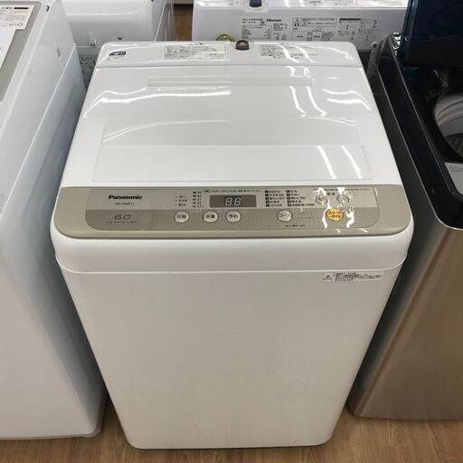 ★ジモティ割あり★ Panasonic 洗濯機 6kg 年式2018 動作確認／クリーニング済み KJ2887