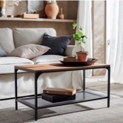 IKEA フィエルボ コーヒーテーブル ブラック 90×46cm