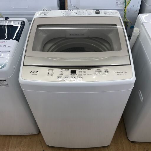 ★ジモティ割あり★ AQUA 洗濯機 7kg 年式2019 動作確認／クリーニング済み KJ2889