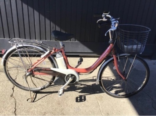 32□岐阜発　△YAMAHA PAS 電動アシスト自転車/防犯有り/走行確認/充電器付/24インチ/自転車/アシスト確認済/現状品/R5.1/31□a