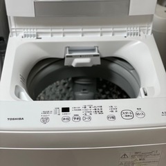 送料・設置込み　洗濯機　4.5kg  TOSHIBA 2021年