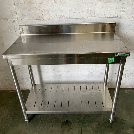 【Tanico】 タニコー ステンレス台 コンロ台 厨房 作業台 業務用 2段タイプ W900×D450×H880mm 23