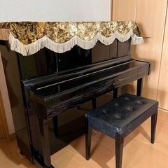 YAMAHA ヤマハ アップライトピアノ UX-1 椅子付き　北...