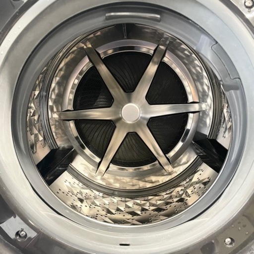 【超美品‼️】パナソニック 2019年製 10.0/6.0kgドラム式洗濯乾燥機 パワフル滝すすぎ 洗濯機 クリスタルホワイト♪