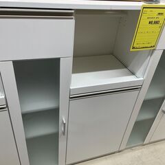【ジモティ来店特価！！】キッチンカウンター　ホワイト　J-0941