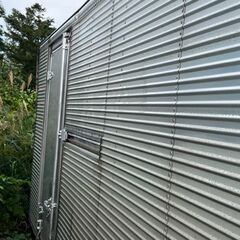 早いもの勝【格安】2トンパネルバン 幅218ｃｍ長さ448ｃｍ高さ230ｃｍ コンテナ 物置 倉庫 アルミ箱 格安提携先運送会社あり　北海道札幌市 早いもの勝【格安】2トンパネルバン 幅218cm長さ448cm高さ230cm