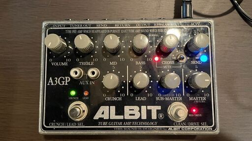 ✨期間限定ジモティー特別価格✨隠れた名機 ギタープリアンプ ALBIT A3GP 完全動作品