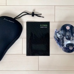 【美品】FITBOX +マット⭐️エクササイズセンサー付き⭐️ホワイト⭐️第3世代⭐️スピンバイク⭐️極静音