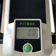 【美品】FITBOX +マット⭐️エクササイズセンサー付き⭐️ホワイト⭐️第3世代⭐️スピンバイク⭐️極静音