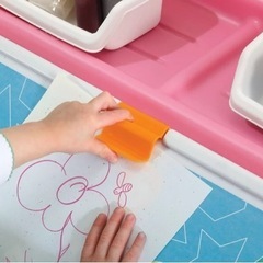 step2 おもちゃ箱×落書きボード ピンク レア