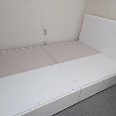 【美品】ニトリ　メリッサ3　セミダブル　ベッドフレーム