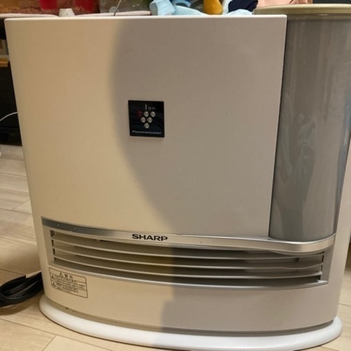 シャープ プラズマクラスター搭載 加湿セラミックファンヒーター ホワイト HX-G120W