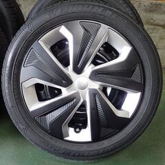 ★165/60R14＆スチールホイール（5.0J）4本セット！新品ホイールカバー付き