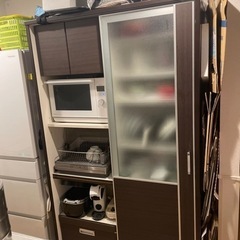 【ネット決済】ニトリ　食器棚　食器乾燥機付き