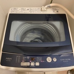 【即購入不可　コメントください！】AQUA 5キロ　洗濯機　