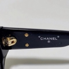 シャネル☆正規品・サングラス・男女兼用・黒・シャネルマーク・未使用近い