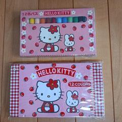 色鉛筆とクレパス　HELLO KITTY 