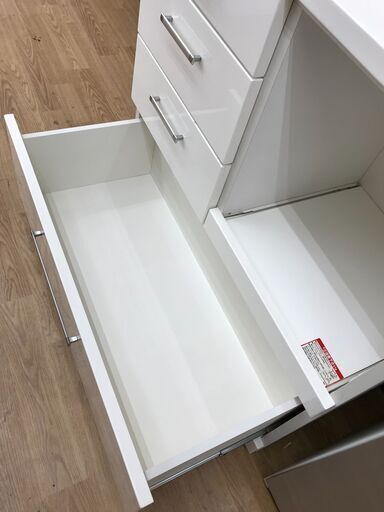 ★ジモティ割あり★ ニトリ 食器棚 白 H210×W89×D42 クリーニング済み KJ2903