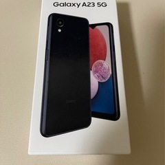galaxy a23 64gb 新品未使用　ブラック　スマホ　携帯