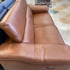 🤎ワタリジャパン 2P電動リクライニングソファ 🧡定価￥198,000🧡 本革ワイドソファ🤎198